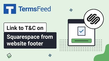 Link to Terms and Conditions on Squarespace from website footer