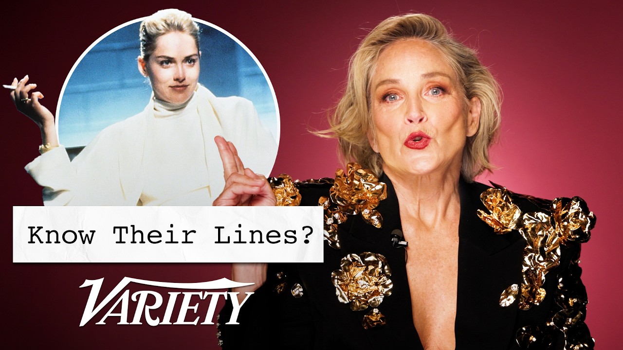 Is Sharon Stone Familiar with Her Lines? – Video