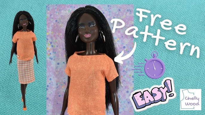 Free Doll Clothes Patterns: Easy DIY Barbie Shirt Sewing Tutorial #barbiediy #easysew #freepatterns - YouTube free-doll-clothes-patterns-easy-diy-barbie-shirt-sewing-tutorial-barbiediy-easysew-freepatterns-youtube