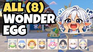 All 8 Wonder Egg Locations (Day 1 & 2 Complete Guide) | Heartopia