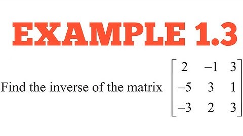 Example 1.3|TN 12th Maths chapter 1. APPLICATIONS OF MATRICES AND DETERMINANTS|