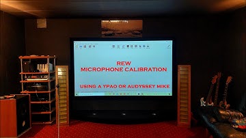 REW microphone calibration