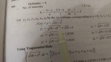 Trapezoidal rule(math-2)