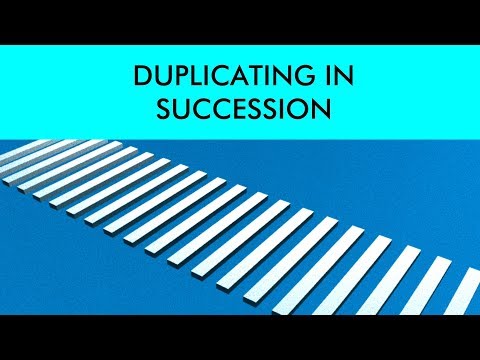 Duplicating in Succession - Maya 2018 Tutorial