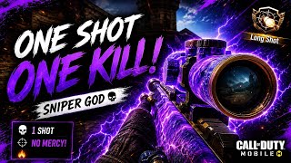 🔥 ONE SHOT, ONE KILL! | Insane Sniper Gameplay | COD Mobile screenshot 1