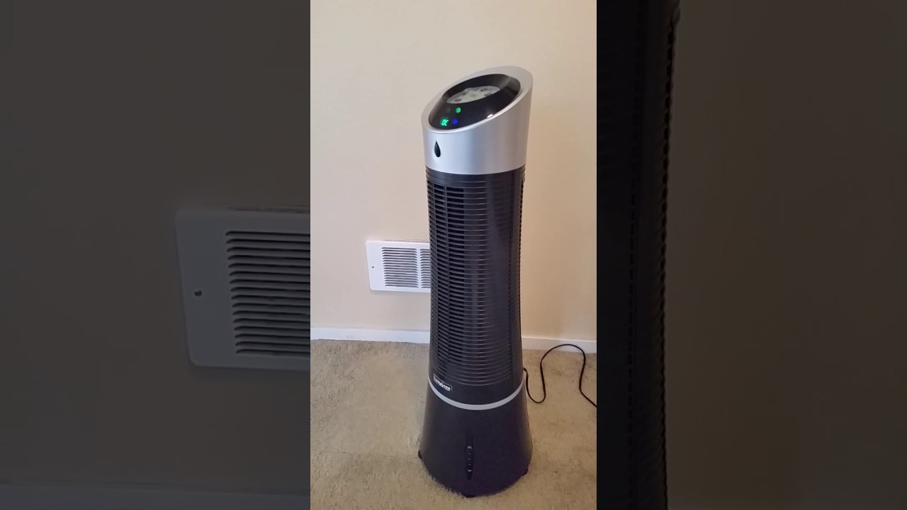 Luma Comfort Tower Evaporative Cooler Ec45s Review Youtube