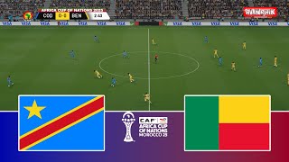 DR CONGO vs BENIN - Africa Cup of Nations 2025 AFCON | Full Match All Goals | Pes 21 Gameplay