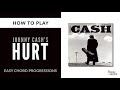 How to play hurt by johnny cash on guitar