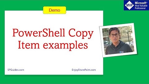 PowerShell Copy Item examples