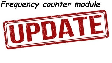 DERB - Frequency counter module update