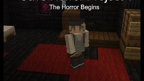 No Commentary Cave Horror Project 1 Minecraft Playthrough!! #1