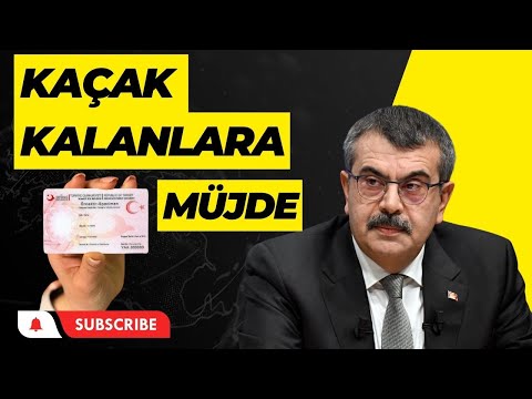 Kaçak Kalanlara Müjde ( Yabancılara af geldi mi )