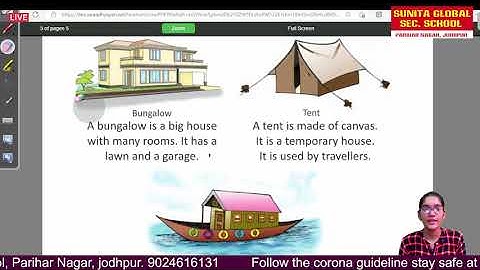 class 1 EVS chapter 6 My Home (chapter reading) part 2 by Kavita Choudhary