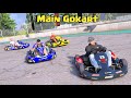 Balapan gokart seru banget tabraktabrakan di gta 5 indonesia