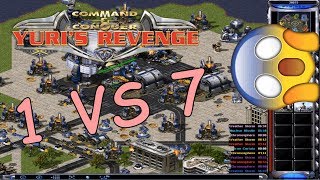 Red Alert 2 Skirmish  Me vs 7 brutal AI + superweapons