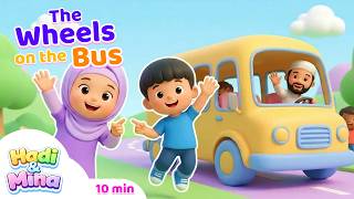 Bismillah Let's Go! | Islamic Wheels on the Bus | Kids Nasheed | Hadi & Mina #islamiccartoon screenshot 3