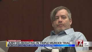 Deliberations continue in Wake County triple-murder trial