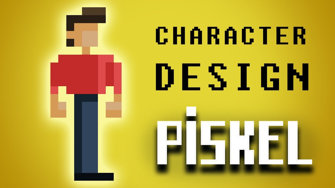 Video Game Pixel Art Character Designtutorial Learn How To Create A Pixel Character In Piskel By