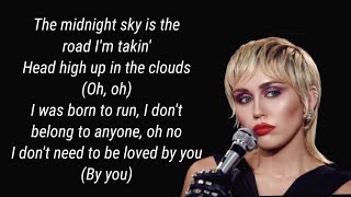 Midnight Sky - Miley Cyrus (Lyrics)