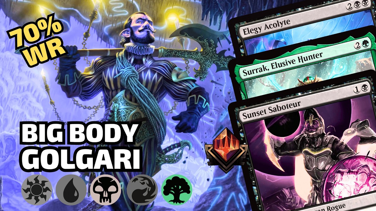 ⚫🟢Too BIG. Too FAST. Ramp's Still Good! | MTG Arena Golgari Mythic Standard