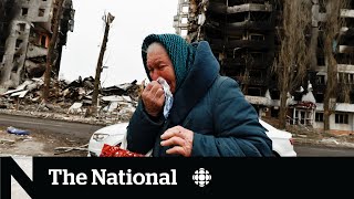The carnage and chaos of war left behind in a Ukrainian town