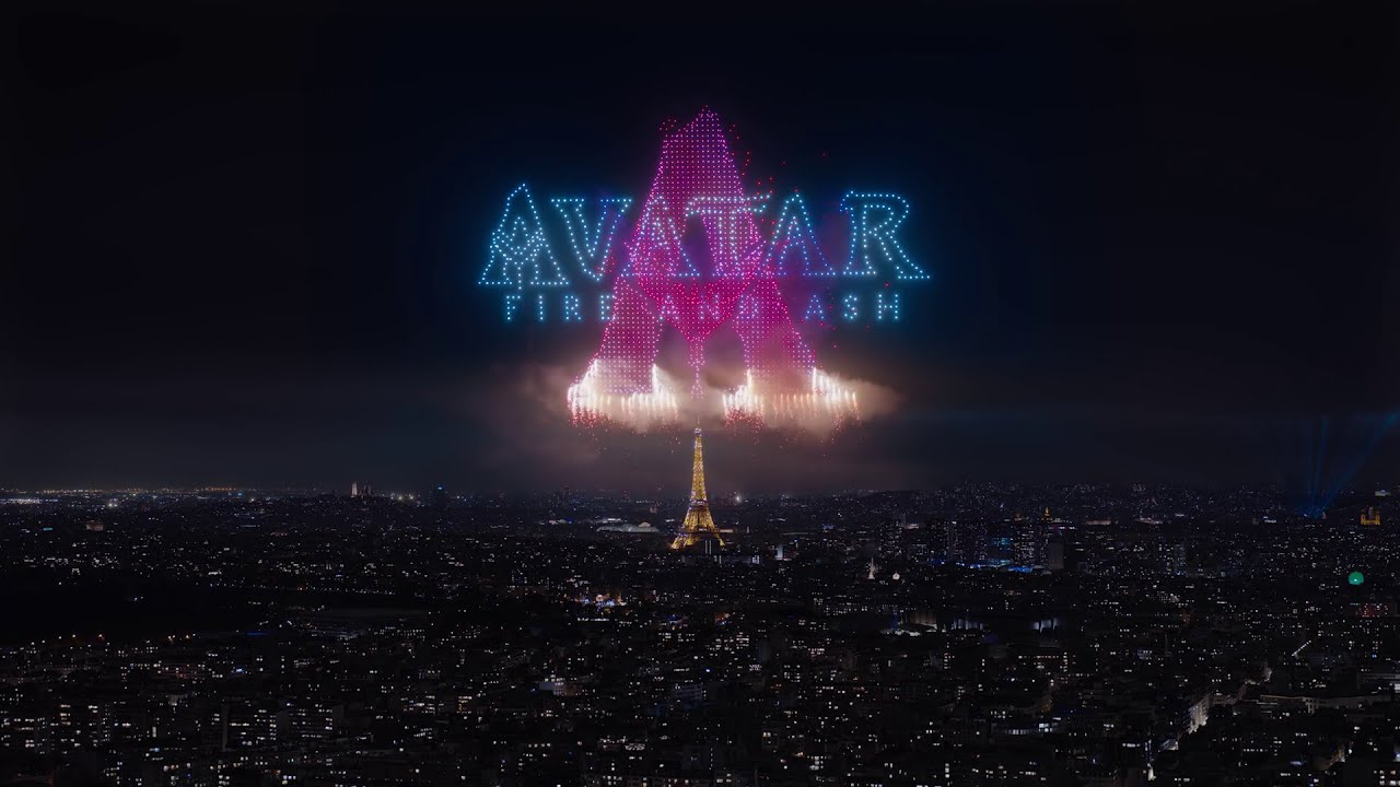 Avatar : De Feu et de Cendres - Avant-première européenne : Show de drones