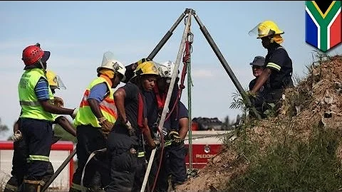 Dozens of trapped illegal miners rescued in South Africa, hundreds more still underground