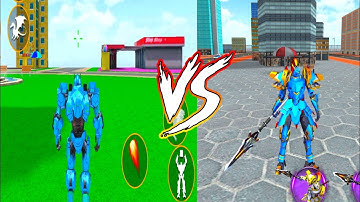 Dragon Robot Police Truck Game VS Royal Dragon Robot Car Transform Game Android Gameplay
