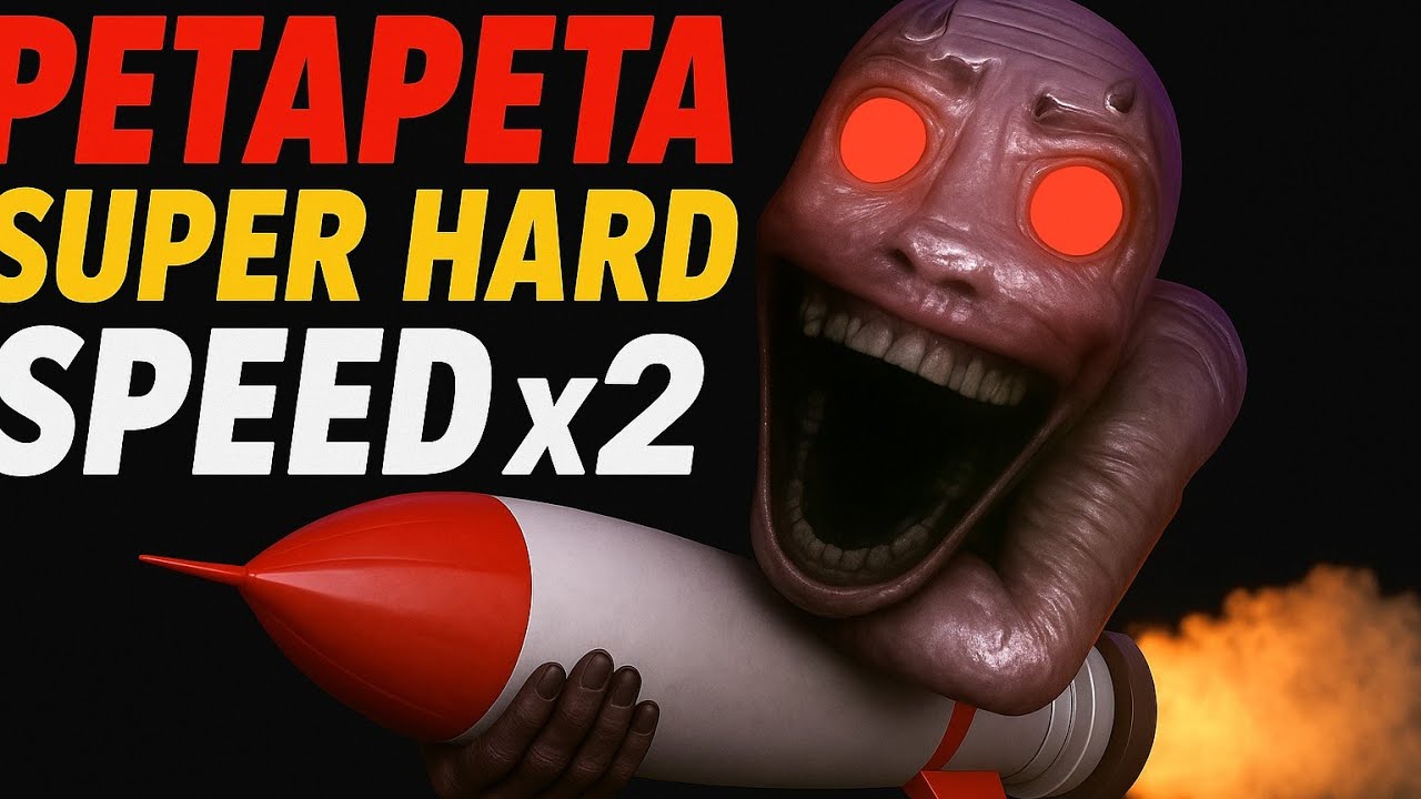 SUPER HARD X2 SPEED ☠️ PETAPETA [ ROBLOX ] SCHOOL OF NIGHTMARE 
