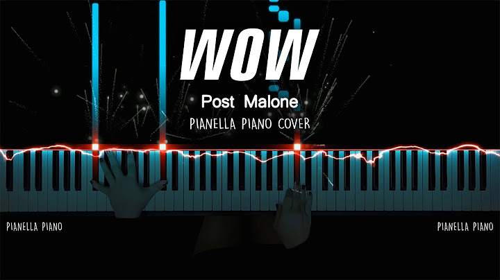 Wow. Piano version - Piano performance video thumbnail