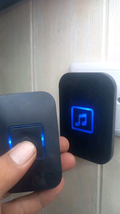 Bel Pintu 60 Nada tanpa kabel #doorbell #taffware