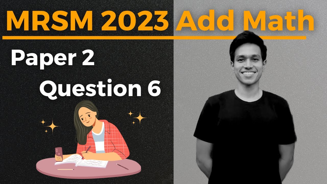MRSM 2023 Add Math - Paper 2 Question 6 (Trigonometric Functions) - YouTube