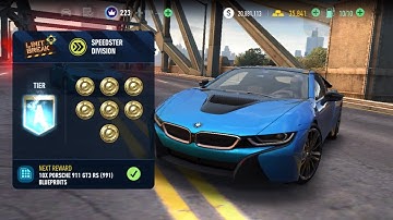PR748 BMW i8 | speedster | UGR - limit break | NFSNL | Tier A to S