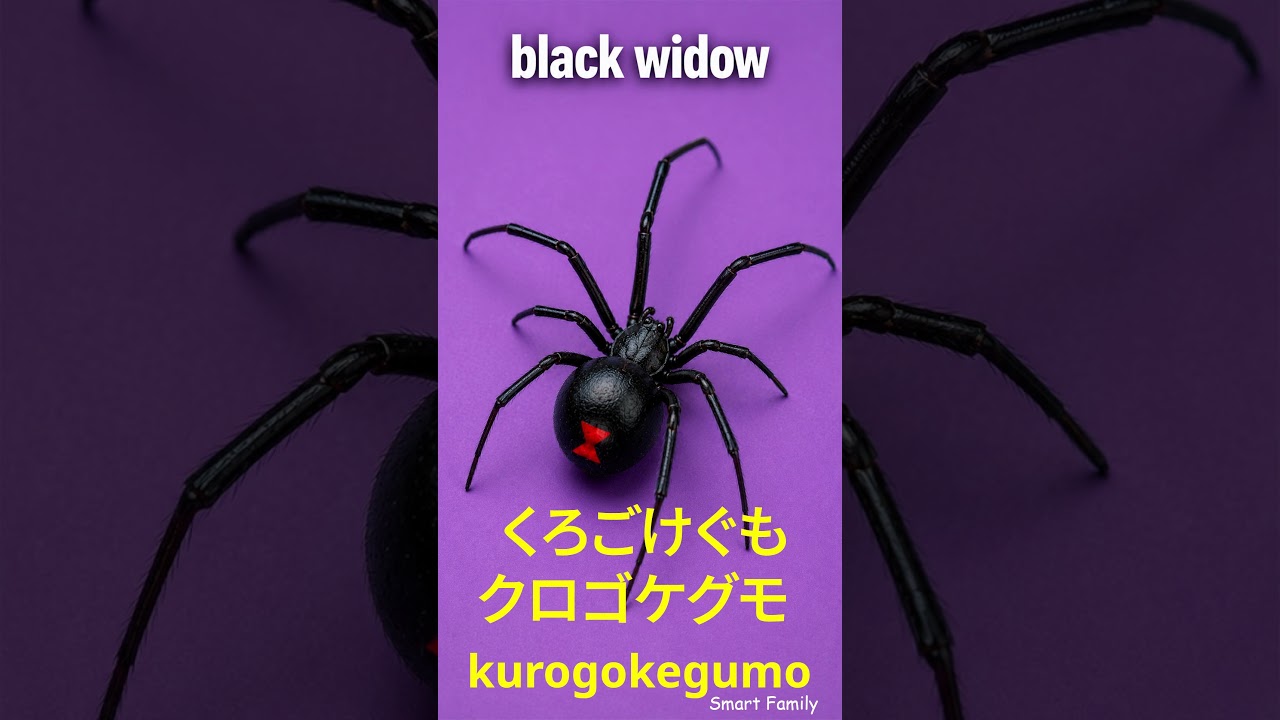 8 Famous Spider Names in Japanese 🕷️ - YouTube