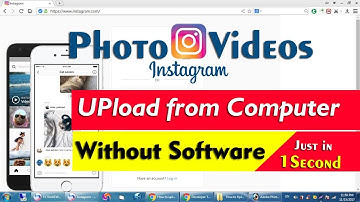 How to Upload Instagram Photo Videos from PC without any software