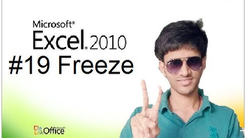 #19 How to Use Freeze Function in MS Excel (Hindi/Urdu) || Shubham Jangid