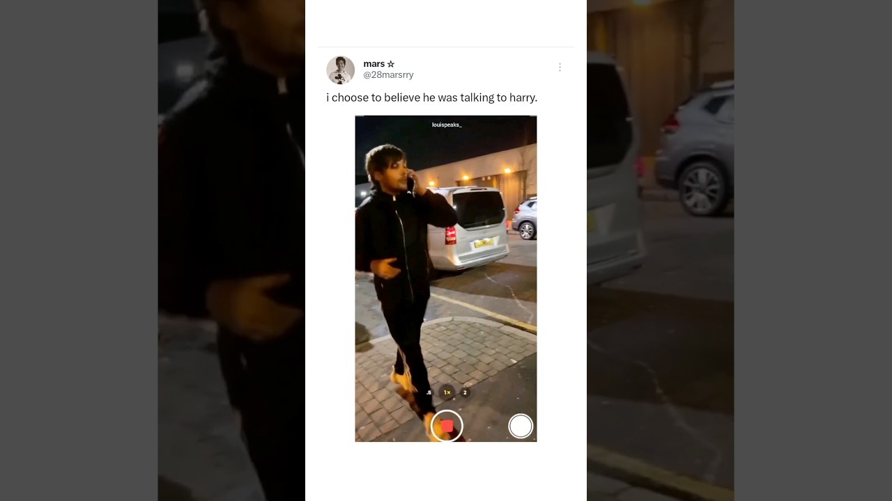 Louis Calling harry sun over a phone call #louistomlinson #harrystyles #larrystylinson #onedirection