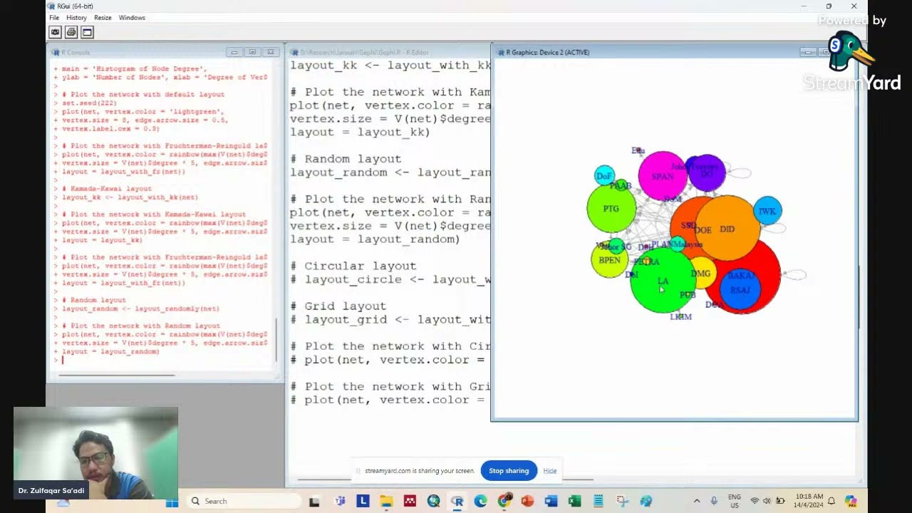 Using EpiModel and igraph package in R for Network Analysis - YouTube