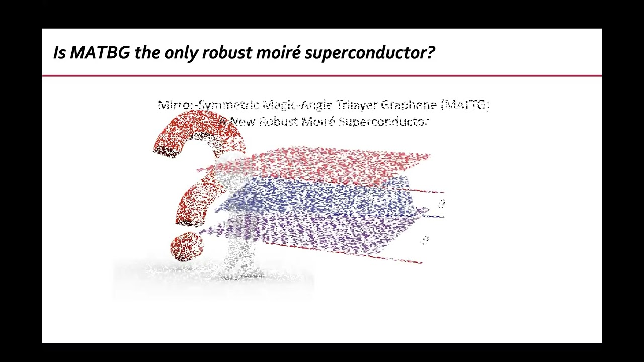 Pablo Jarillo-Herrero II (MIT) “Next Generation Moiré Quantum Matter”