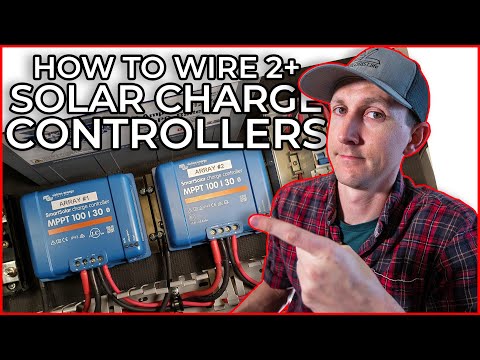 Wiring a Victron MPPT 100/30 Solar Charge Controller, Van Electrics