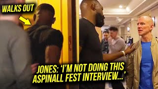 Jones Ducks Interview In Fear Of Aspinall Questions