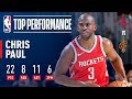 Chris Paul Scores 22 Pts 11 Asts 8 Rebs Vs The Cavs