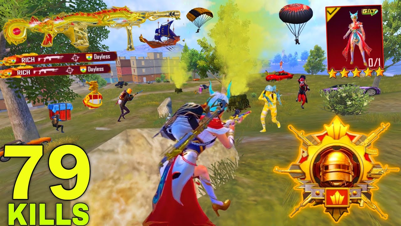 79 Kills!!😱 NEW SEASON SUPER AGRESSIVE RUSH GAMEPLAY 😍 Pubg Mobile