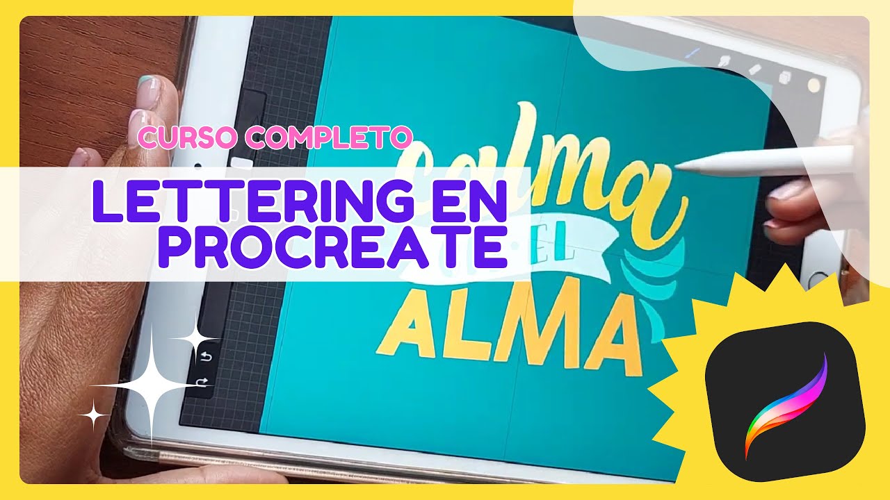 ✨CURSO COMPLETO LETTERING EN PROCREATE✍️ DESDE CERO ✨ PARA PRINCIPIANTES