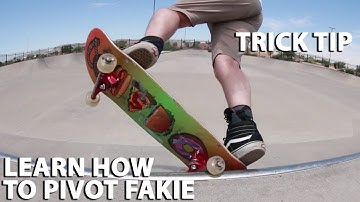 How to do a pivot fakie trick tip with Dane Jöhannsson