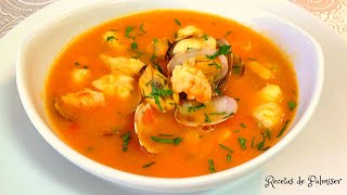 SOPA DE PESCADO | Recetas de Cocina