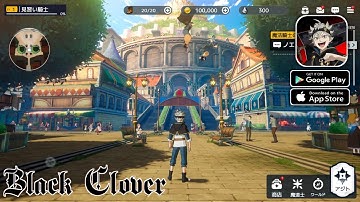 🍀BLACK CLOVER MOBILE - GAMEPLAY TRAILER OUT FOR ANDROID/IOS 2022
