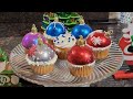 CUPCAKES DE ESFERAS NAVIDEÑAS PARTE 2