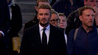 David Beckham 12 Stunden in der Warteschlange vor letzter Ehre für die Queen