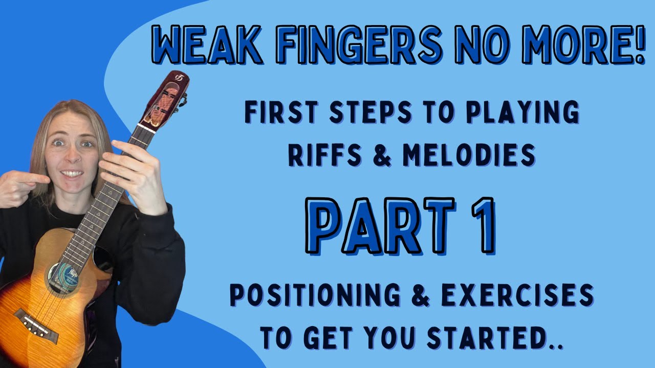 Weak Fingers No More! First Steps to Riffs /Tab & Melodies on Ukulele (PART 1) 
